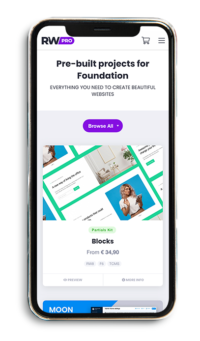 Design block for Rapidweaver and Foundation